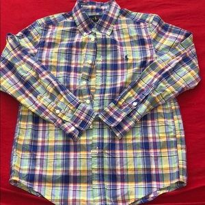 Boys Polo Long Sleeve Button Down